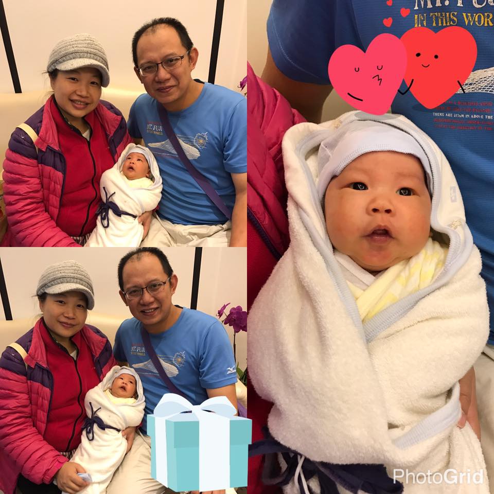 恭喜瑜嫣媽咪跟弟弟回家囉