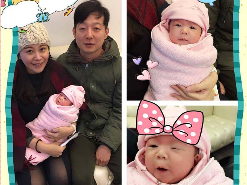 恭喜漂亮媽咪帶可愛米花妹妹回家